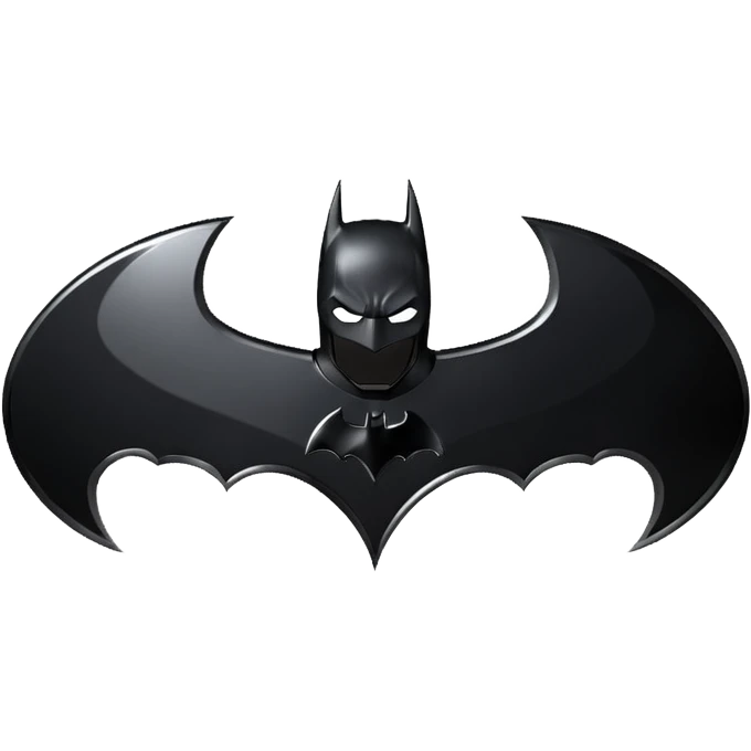 Batman logo emoji
