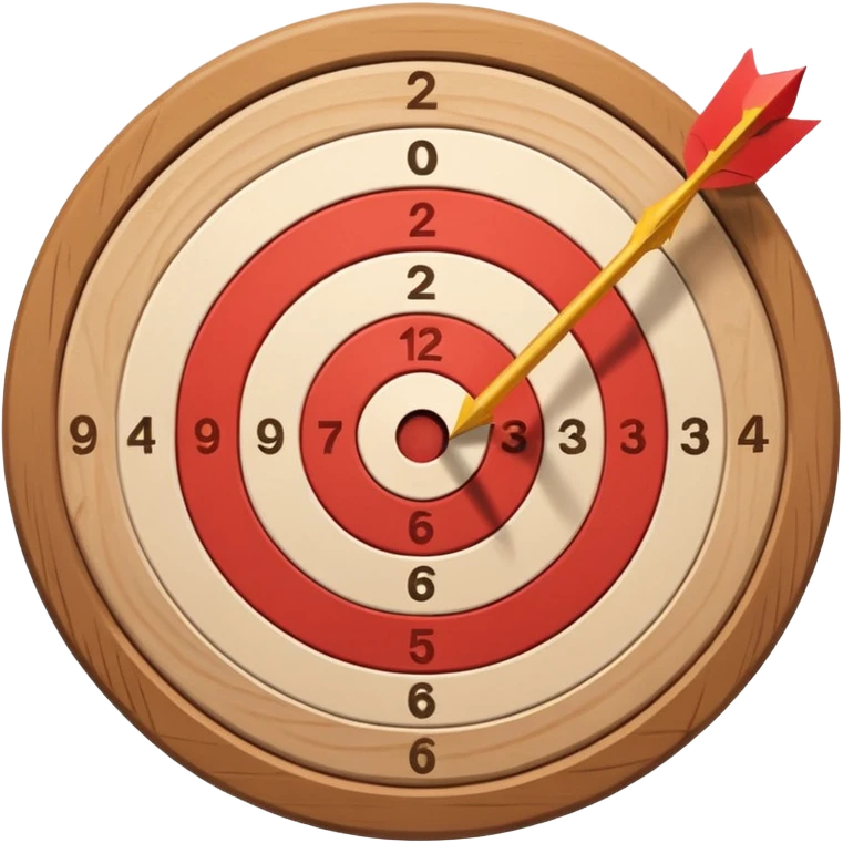 TIRO AL BLANCO CON FLECHA emoji