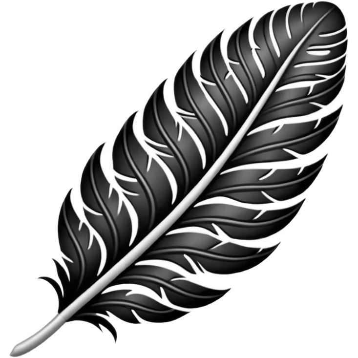 Feather Maori pattern emoji