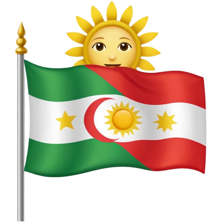 Kurdistan flag emoji
