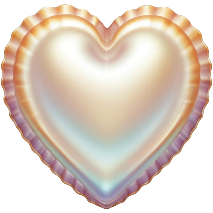 heart shaped shell emoji