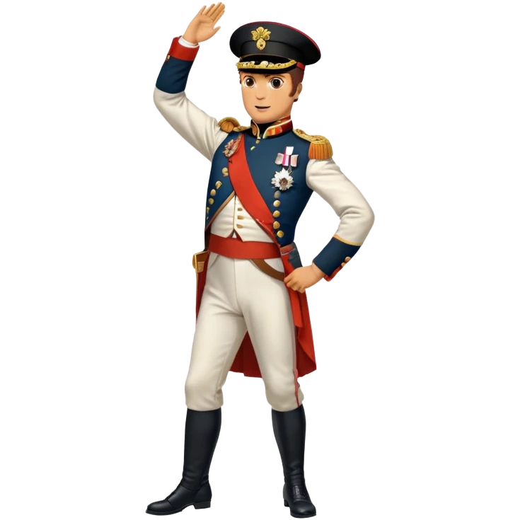 Napoleon Bonaparte dancing the Macarena emoji