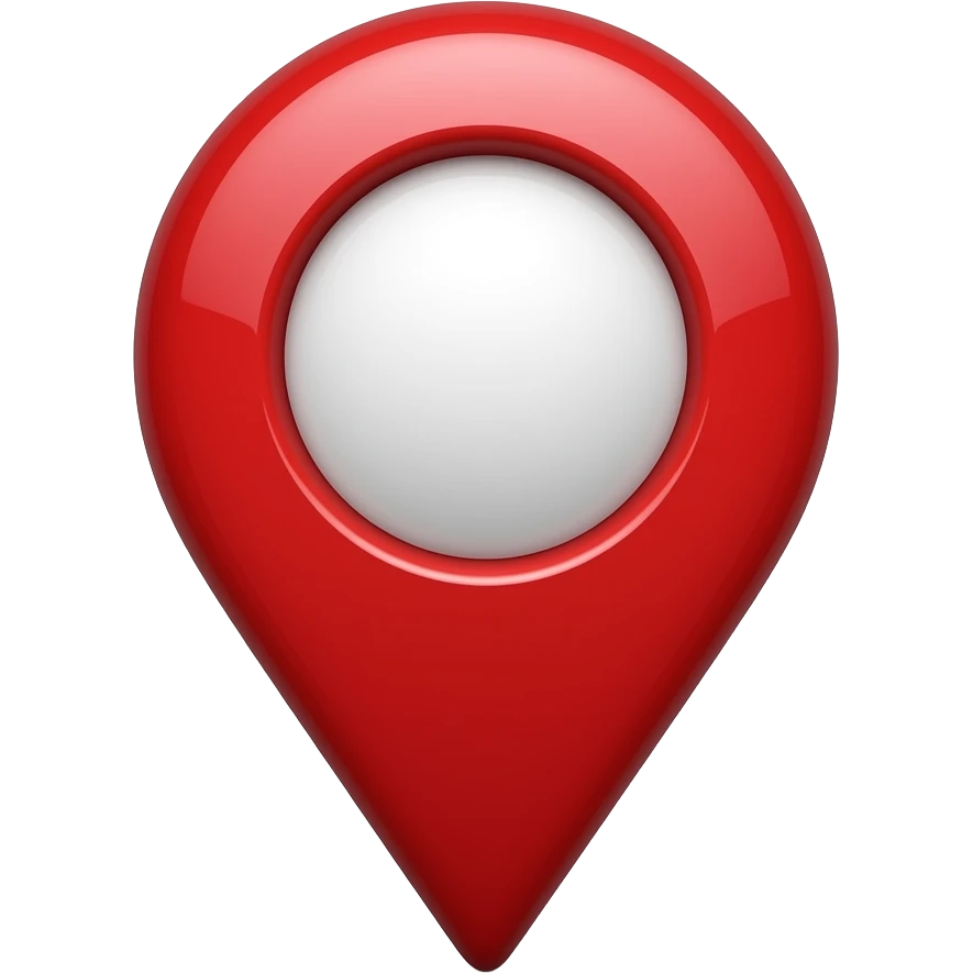 marcador de ubicacion rojo emoji