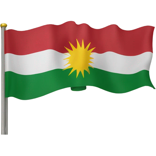 kurdistan flag emoji