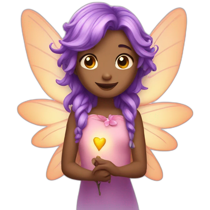 Fairy in love emoji