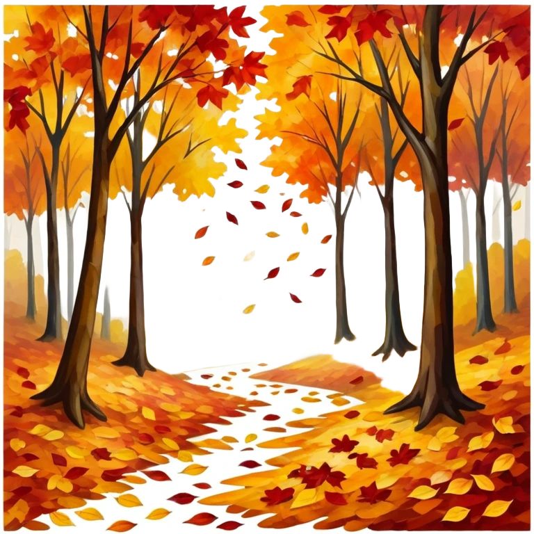 Afremov painting of Autumn emoji