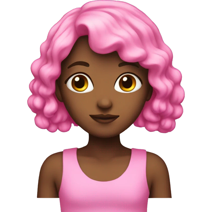Pink  emoji