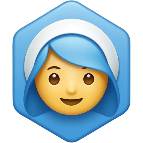I want to make an verified emoji with an blue square and checkmark in it emoji