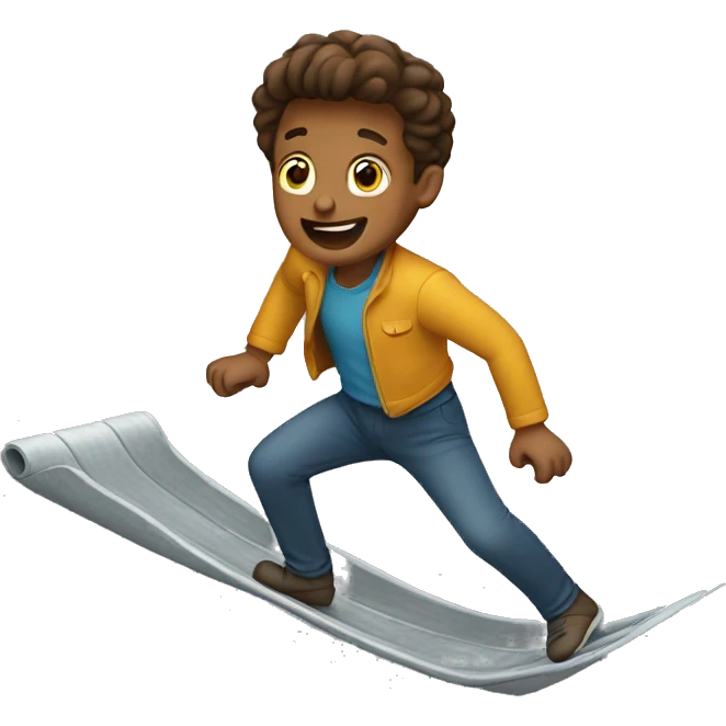 person sliding emoji