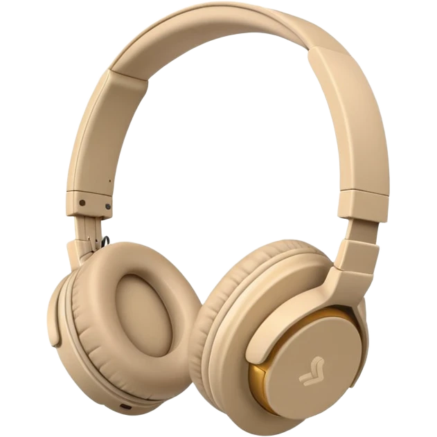 beige sony headphones emoji