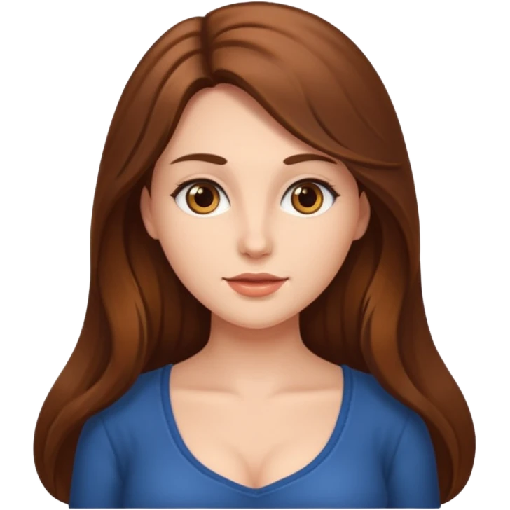 Large chested woman  emoji