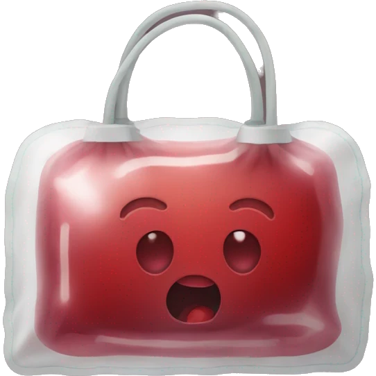 Blood transfusion bag emoji