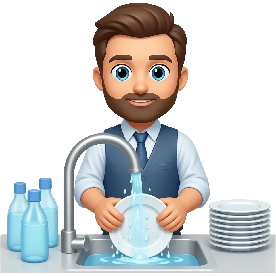 lavar los platos emoji
