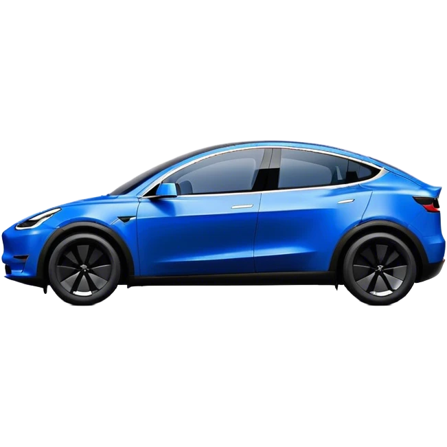 Tesla Model Y - Tesla (Model Year: 2022) (Iconic colour: Blue) emoji