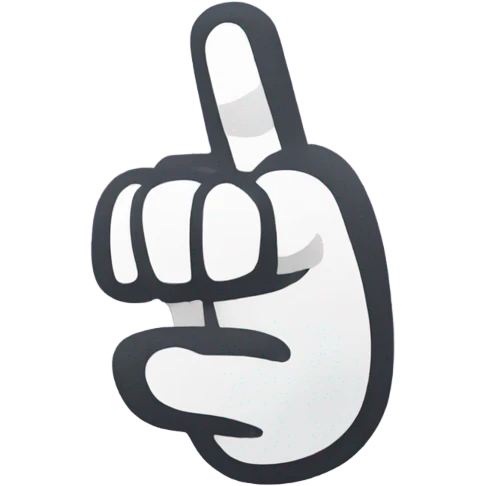 Hand in an L shape emoji