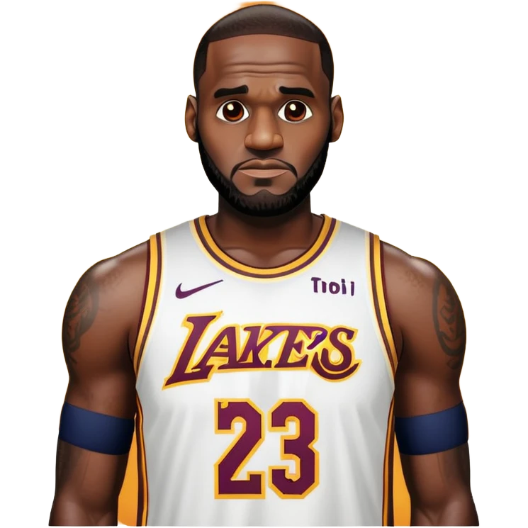 LeBron James with sunrays  emoji