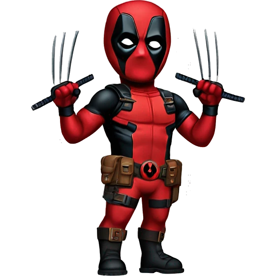 Deadpool and wolverine emoji