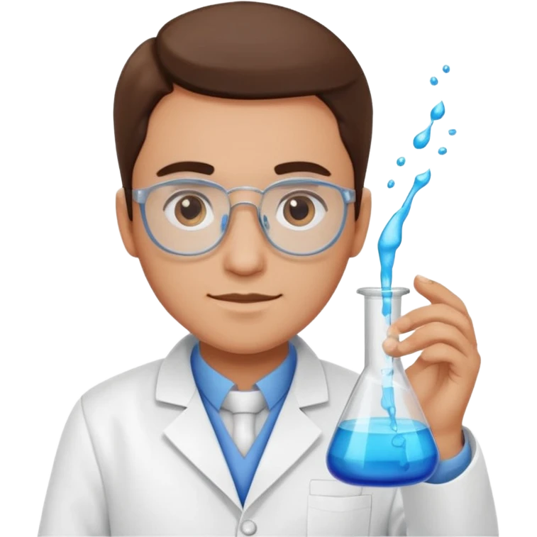 Crie emojis de uma farmacêutica mexendo com becker emoji
