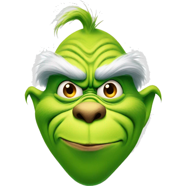 The grinch  emoji