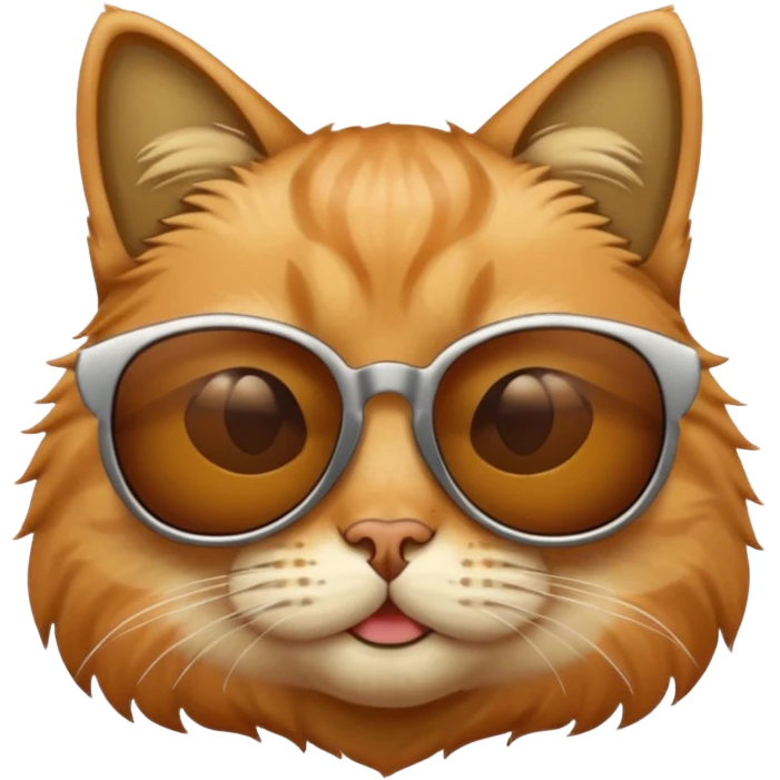Cat wearing sunglasses emoji