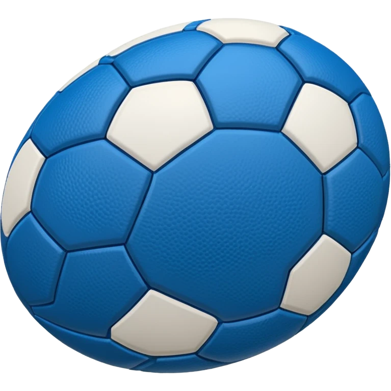 blue football ball emoji