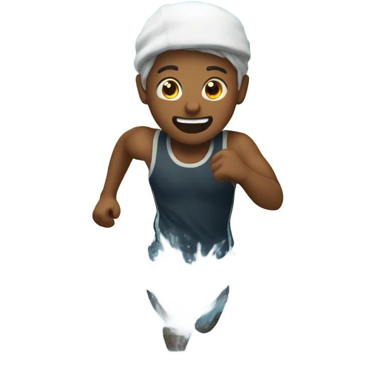 Running on water emoji