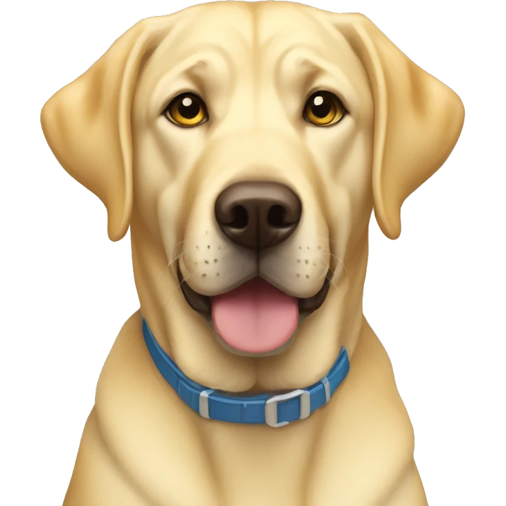 yellow lab named newman emoji