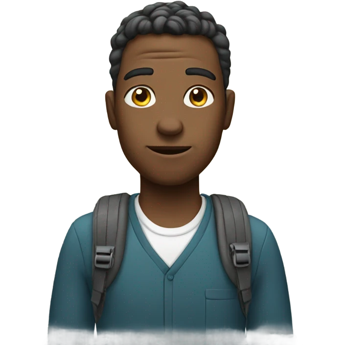 Man go to school  emoji