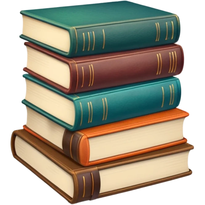stack of books emoji