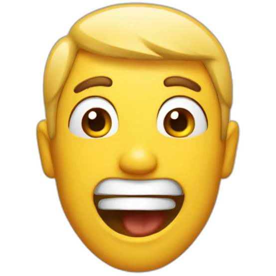 joyful-shocked-man emoji