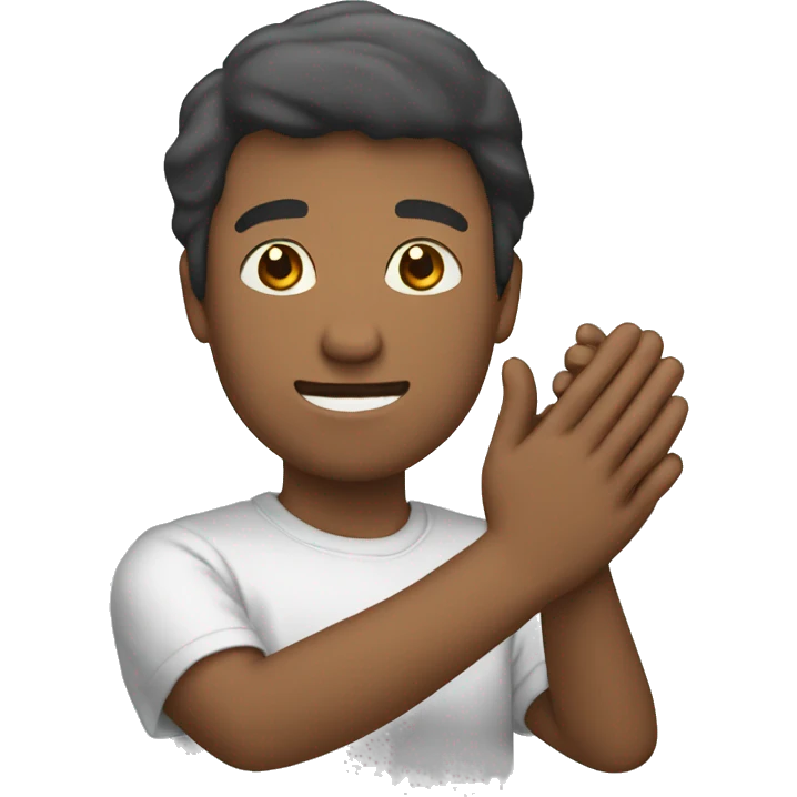Personas estrechando sus manos emoji