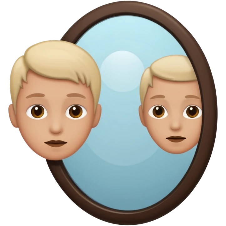 i look in the mirror emoji