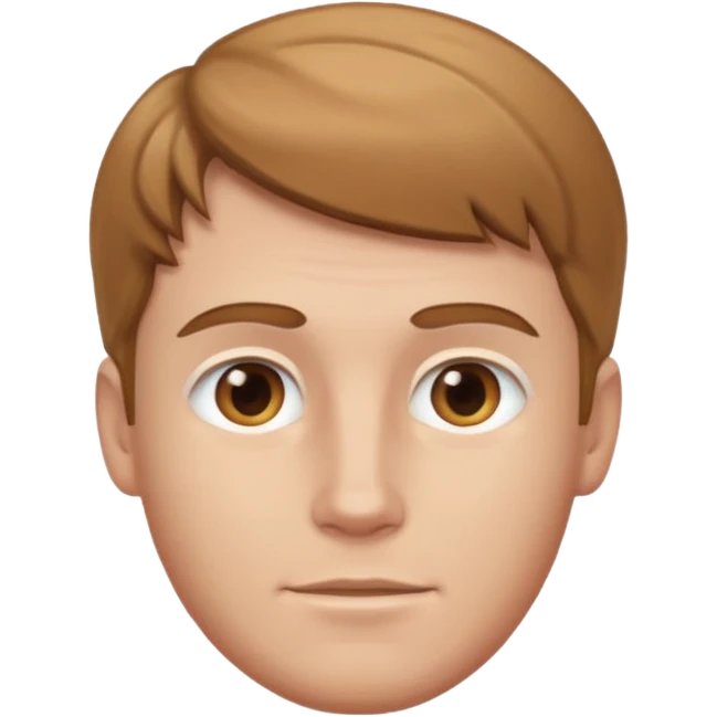 huge headed white guy emoji