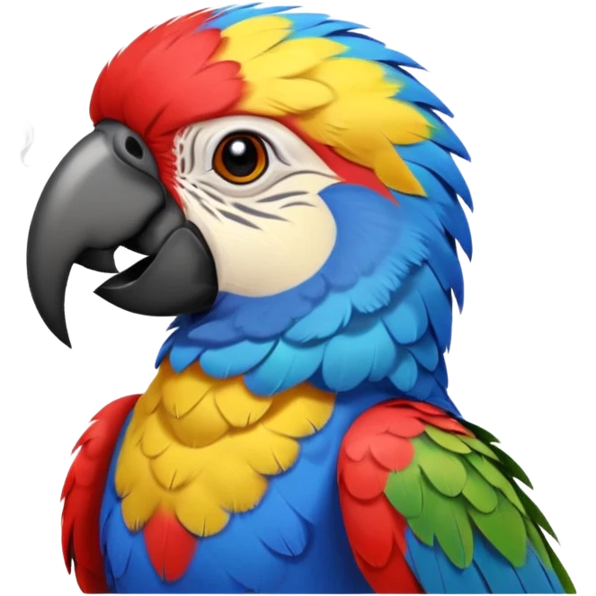 parrot smoking emoji
