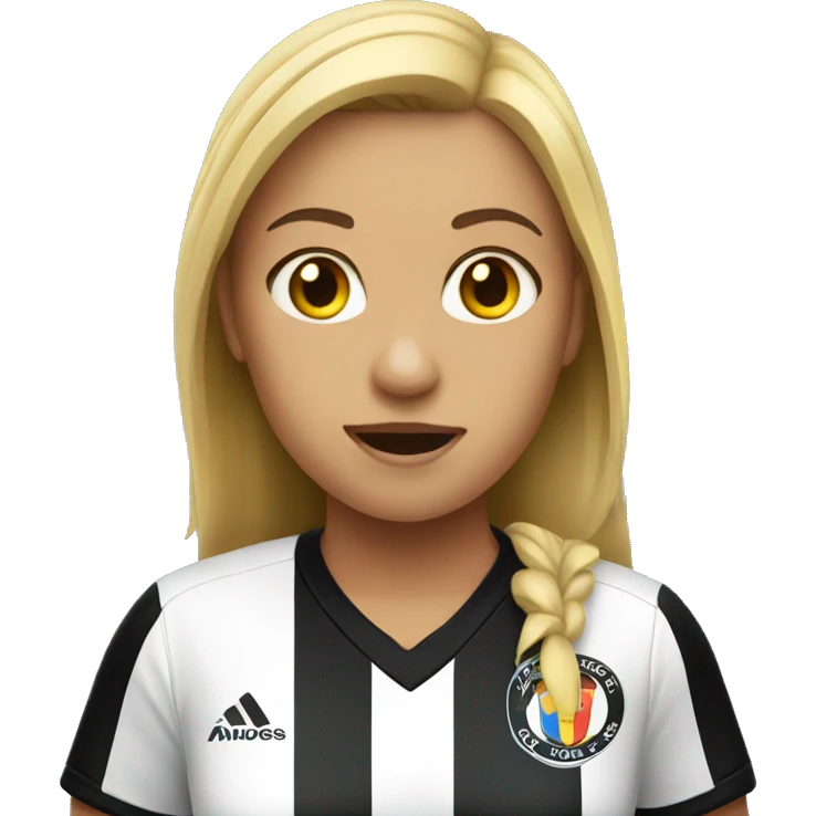 Girl soccer ref emoji