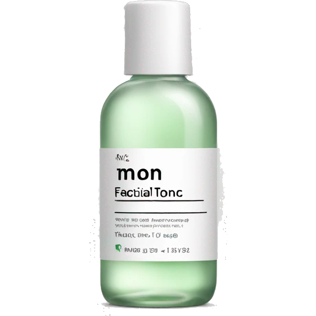 facial tonic with label emoji