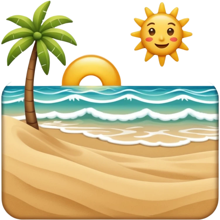 Beach emoji