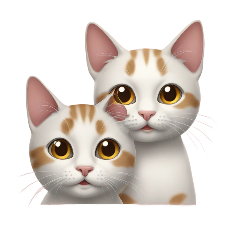 two cats emoji