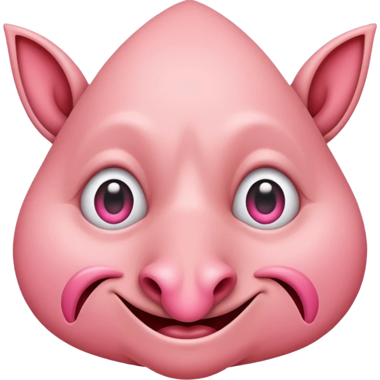 large pointy cartoon nose emoji
