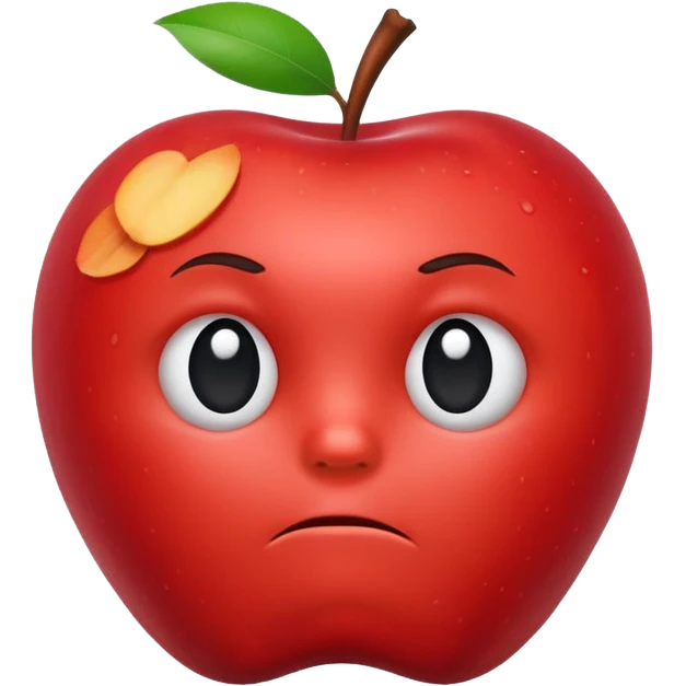 Sad Apple emoji emoji