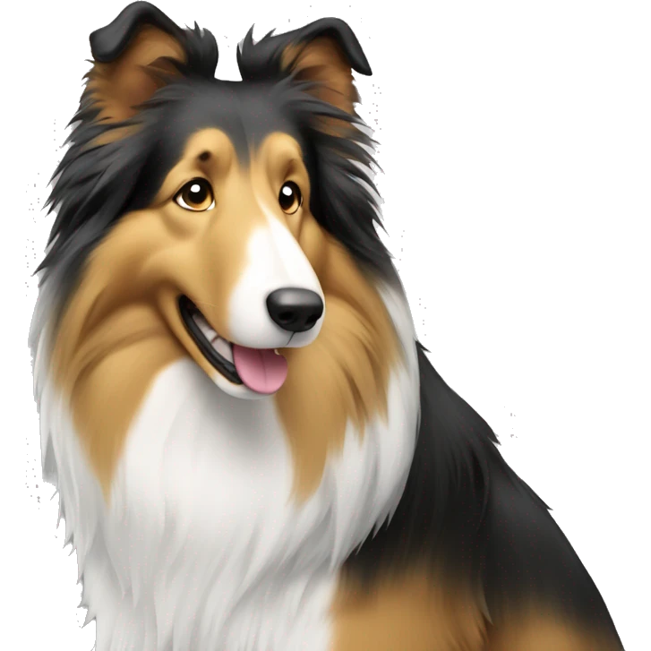 rough collie emoji