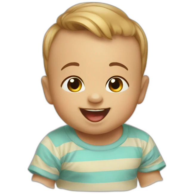 Happy baby emoji