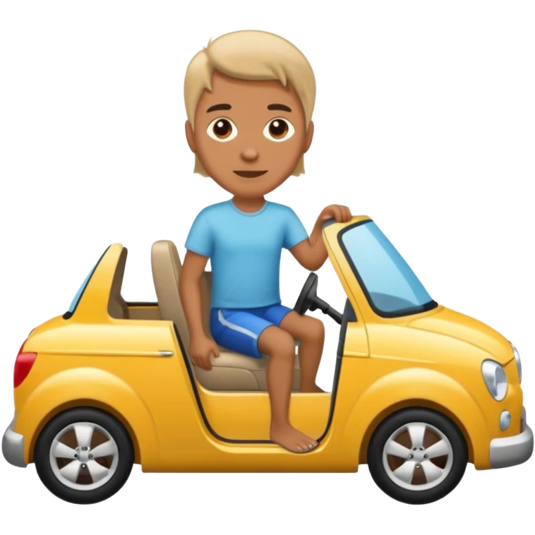 drive with flipflops emoji