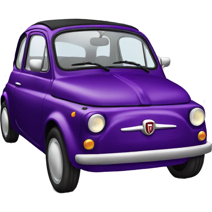 purple fiat 500 emoji