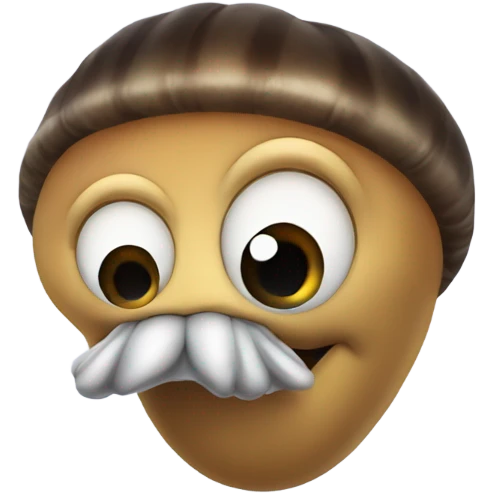 Slug with a mustache  emoji