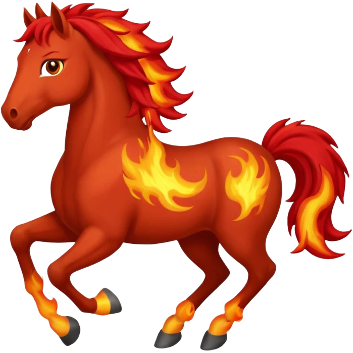 fire horse emoji