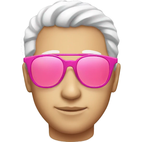 pink sunglasses emoji