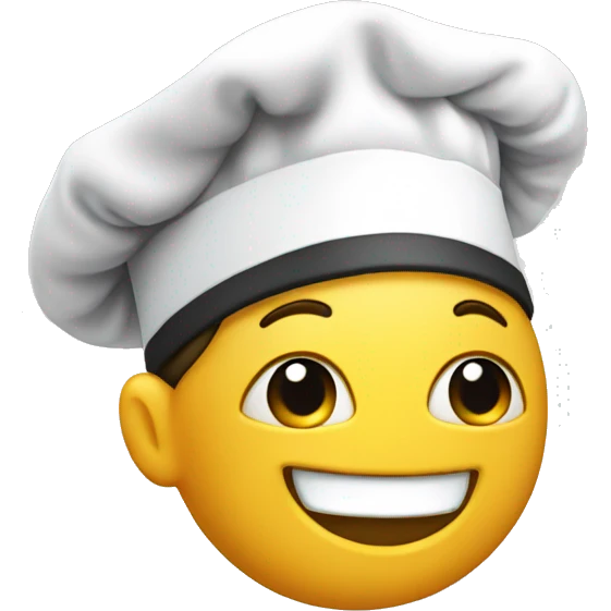 A chef’s hat emoji