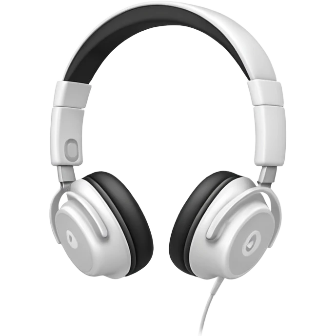 White headphone emoji