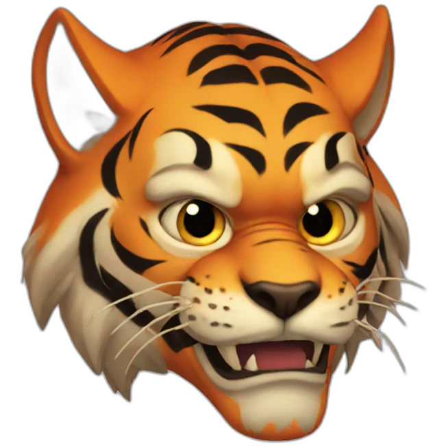 tiger devil emoji